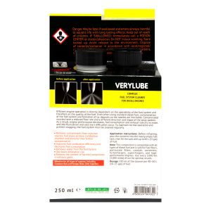 Verylube почистване на горивна система  дизел